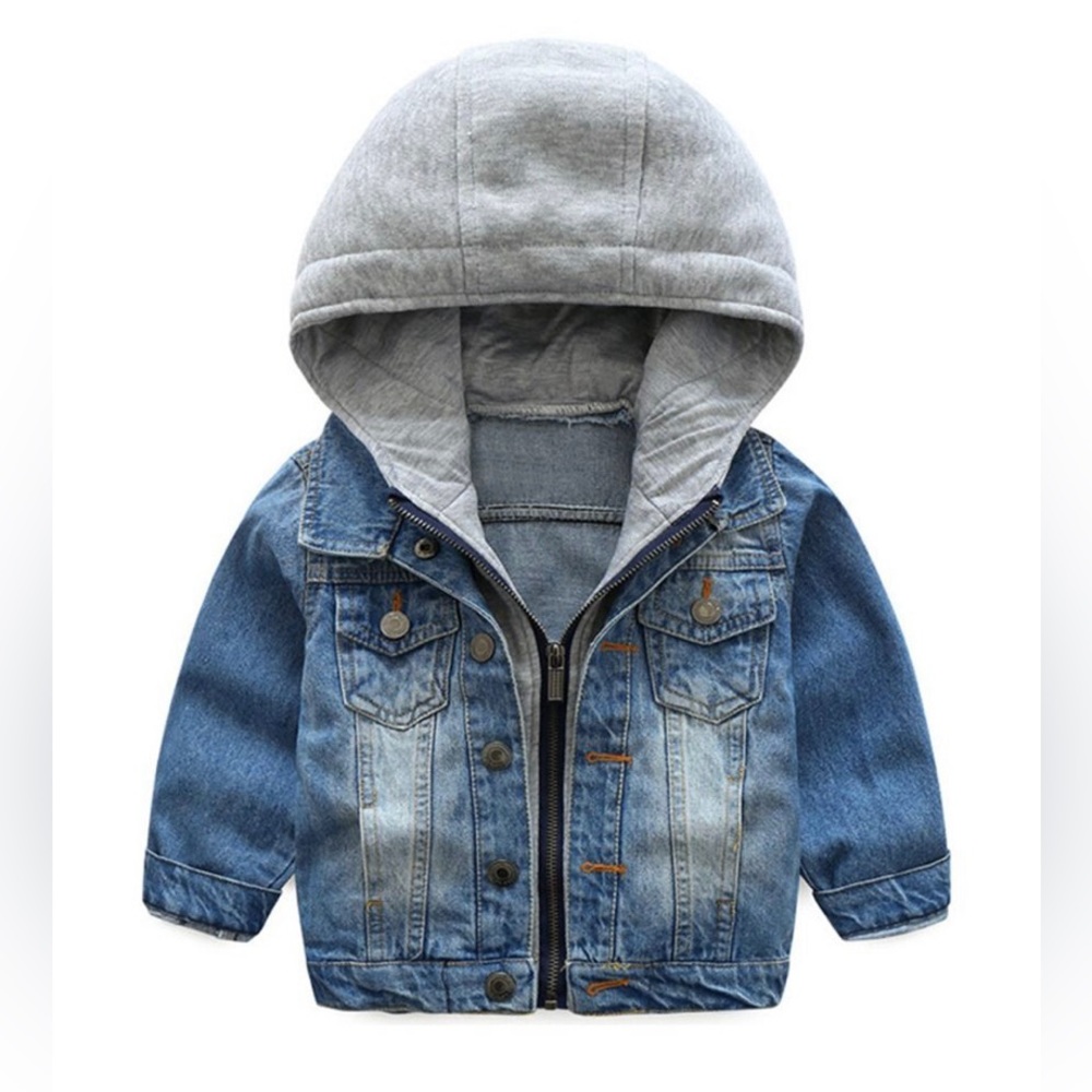 Boutique Denim Hoodie Jacket